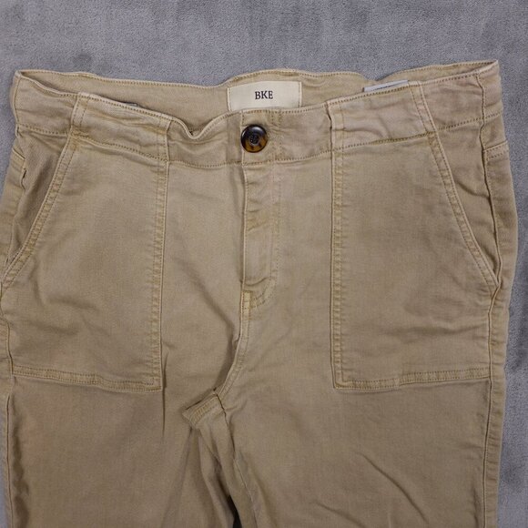 BKE pants skinny ankle utility women's 27 khaki BUCKLE - Picture 2 of 11